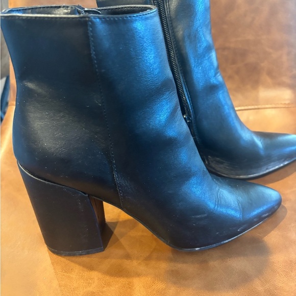 Sugar Sleek Black Ankle Booties - Picture 6 of 7